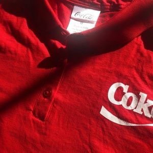COKE collared shirt